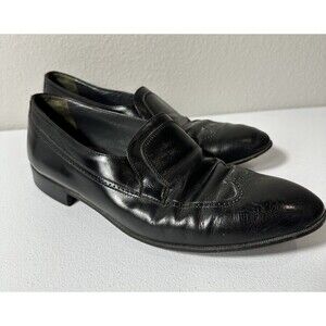 Bally Mens Dress Shoes Size 9 D Black Continental Bally Graham Luxury